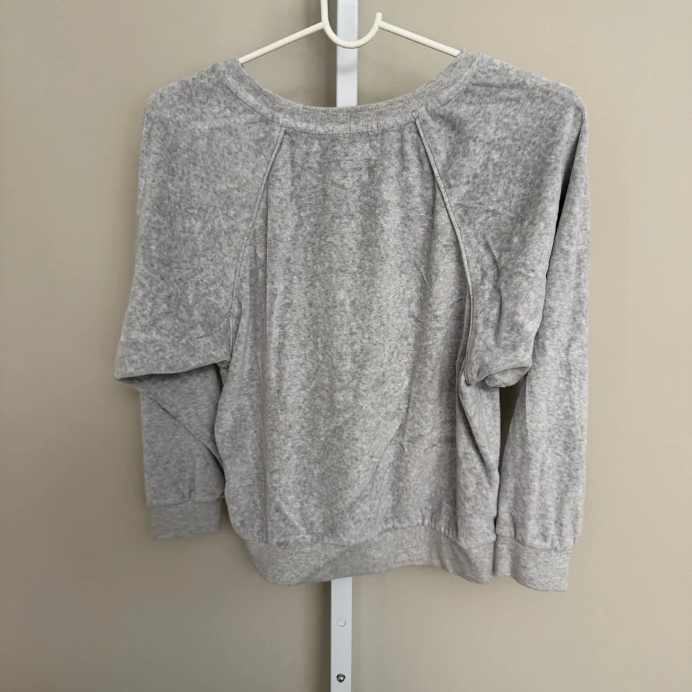 SUZIE KONDI Samos cotton-blend velour sweatshirt and sweatpants set size S - Picture 8 of 12